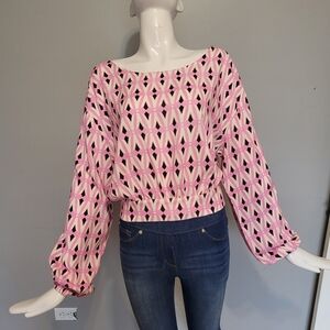 Deluc Holder Blouse, BNWT with Flaw, Size M